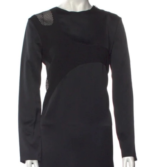 AUTH Alexander Wang Long Silky Dress Gown Black - Picture 4 of 8